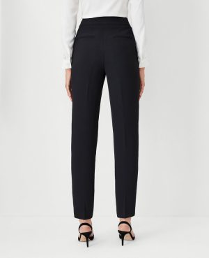 The Side Zip Ankle Pant in Fluid Crepe – Curvy Fit