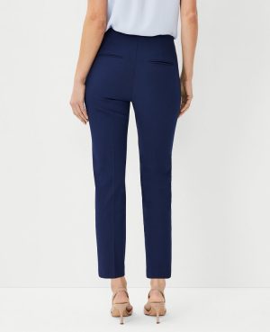 The Side Zip Ankle Pant in Bi-Stretch – Curvy Fit