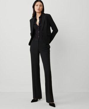 The Petite Mid Rise Trouser in Seasonless Stretch