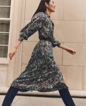 Petite Floral Belted Shirtdress