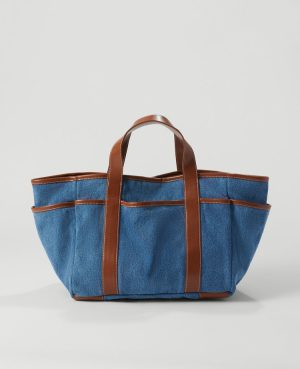 Weekend Collection Garden Denim Tote Bag