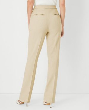 The Petite Side Zip Straight Pant in Bi-Stretch – Curvy Fit