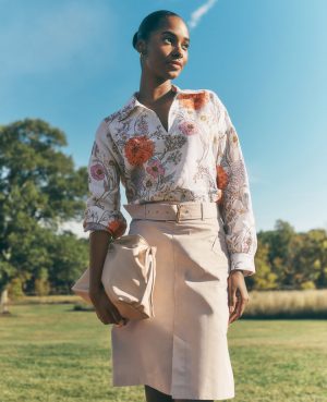 Belted Utility Skirt