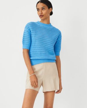Petite Stitchy Sweater