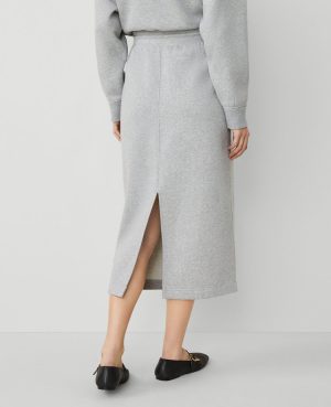 Weekend Collection Fleece Midi Skirt