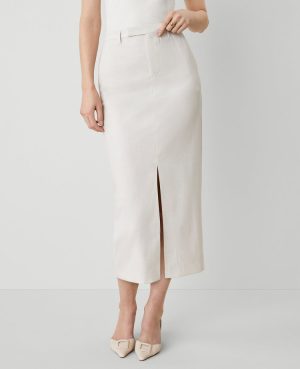 The Trouser Column Midi Skirt