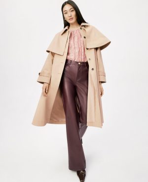 The Faux Leather Flare Pant