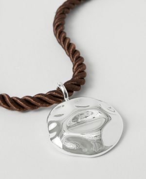 Metal Rope Pendant Necklace