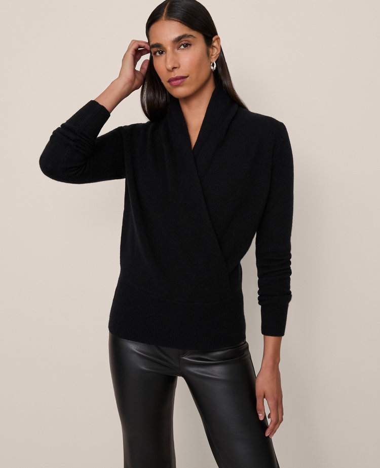 Cashmere Shawl Collar Sweater