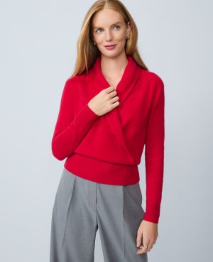 Cashmere Shawl Collar Sweater