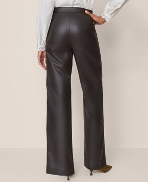 Studio Collection The Straight Pant in Leather