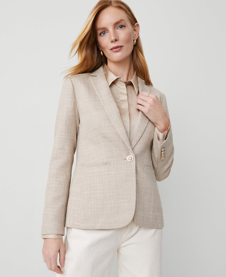 The Hutton Blazer in Shimmer Tweed
