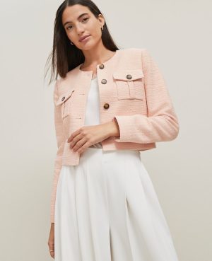 Petite Tweed Patch Pocket Jacket