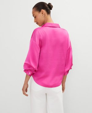 Petite Blouson Sleeve Shirt
