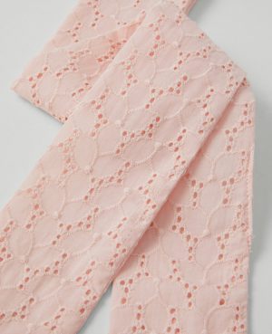 Eyelet Skinny Scarf