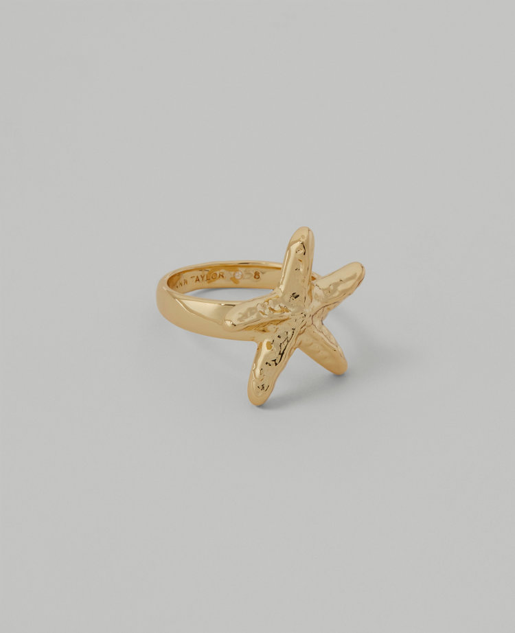 Metal Starfish Ring