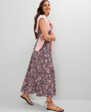 Petite Weekend Collection Floral Flare Dress