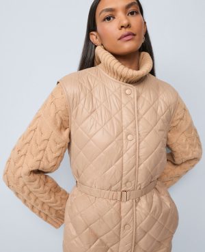 Weekend Collection Quilted Long Puffer Vest