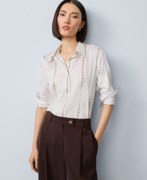 Dotted Chain Link Print Essential Shirt