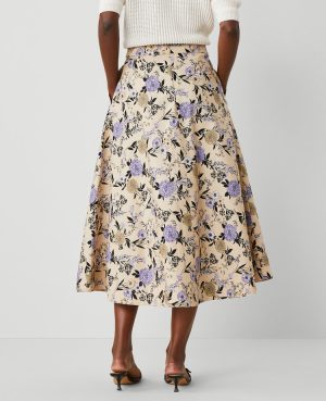 Petite Floral Full Skirt