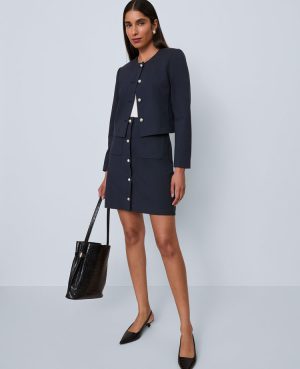 Pocket Skirt in Ponte