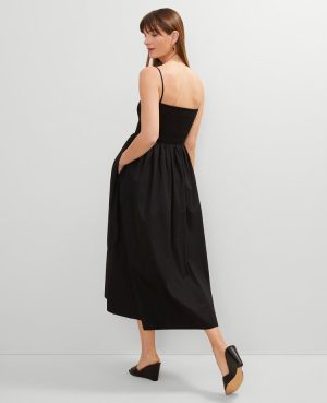 Smocked Maxi Flare Dress