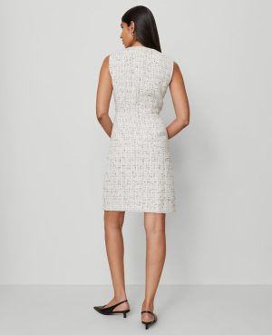 Petite Tweed Sheath Dress