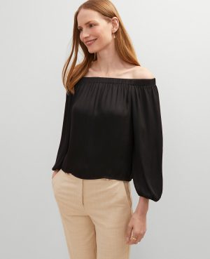 Tall Gathered Off The Shoulder Top