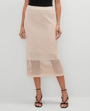 Petite Crochet Pencil Skirt