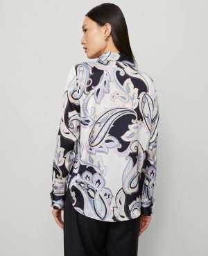 Paisley Satin Essential Shirt
