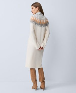 Weekend Collection Fair Isle Sweater Midi Dress