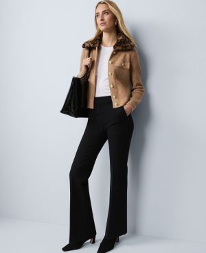Petite Weekend Collection Ponte Flare Pant