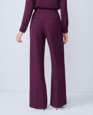 The Wide-Leg Pant in Fluid Crepe &mdash;&nbsp;Curvy Fit
