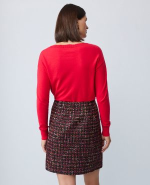 Petite Tweed A-Line Skirt