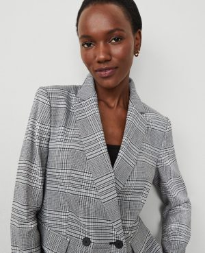 The Petite Crosby Blazer in Plaid