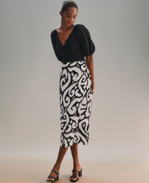 Ikat Sarong Pencil Skirt