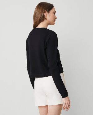 Cropped Open Cardigan