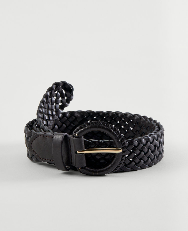 Covered Buckle Woven Belt
