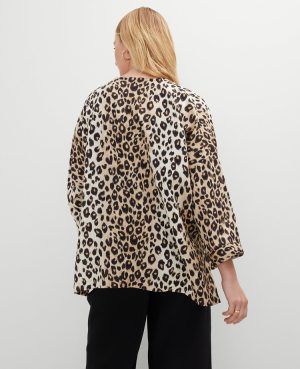 Animal Print Kimono