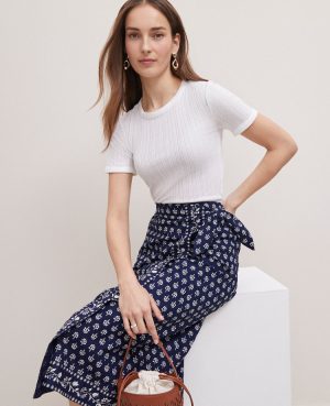 Petite Weekend Collection Petaled Sarong Skirt