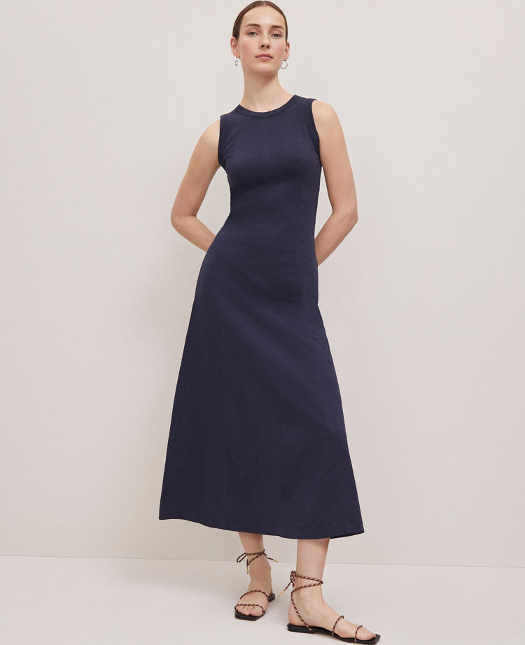 Petite Weekend Collection Fluted Maxi Dress