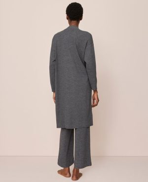 Ribbed Lounge Duster