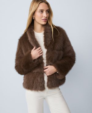 Weekend Collection Faux Fur Short Jacket