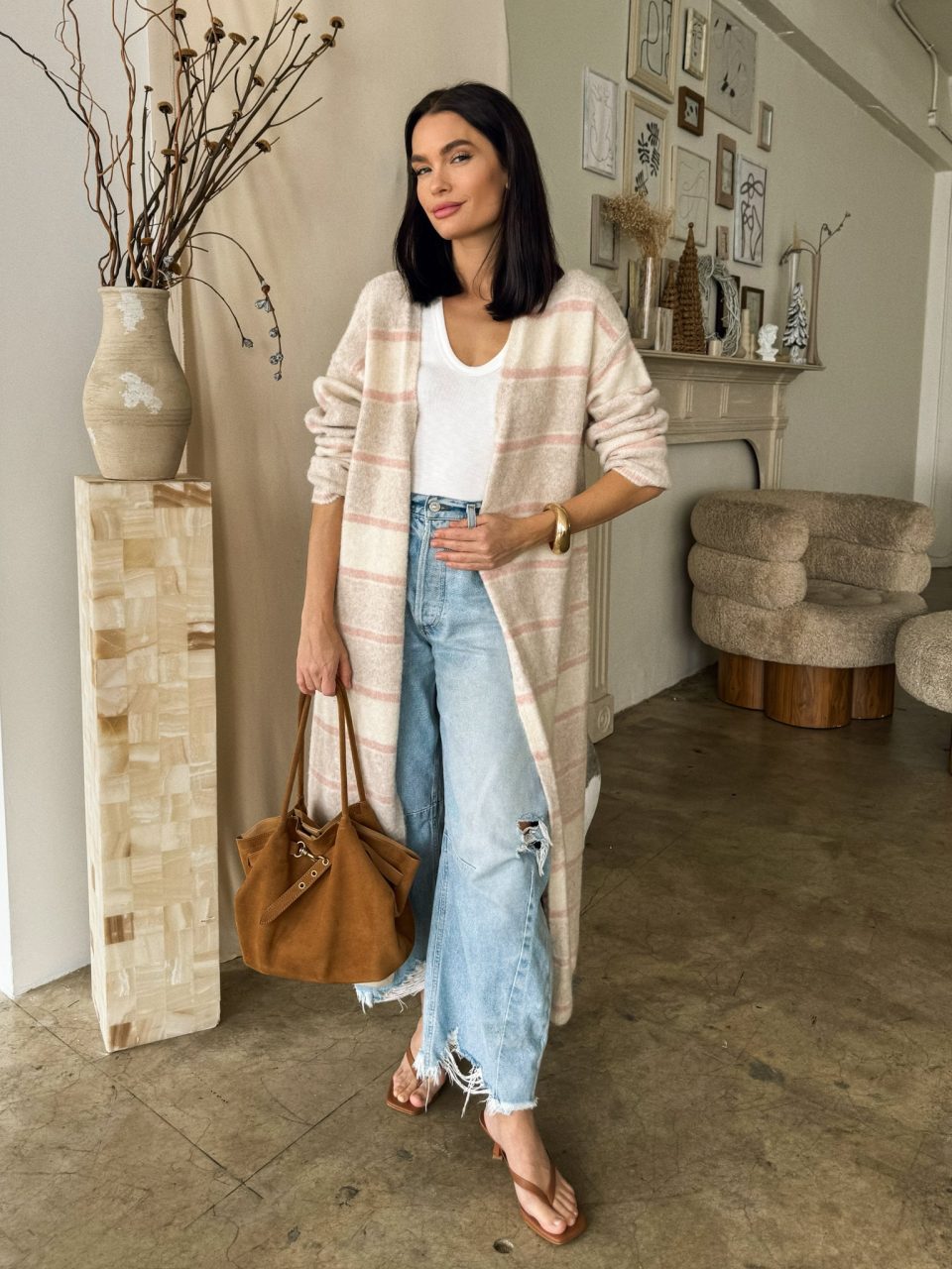 Lumi Stripe Cardigan